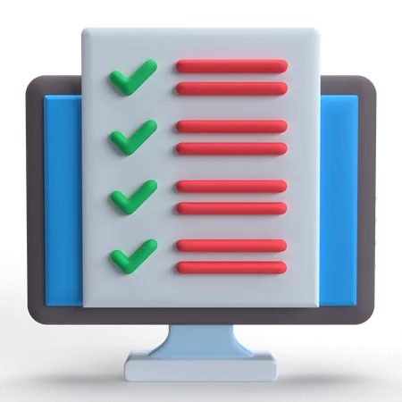 Checklist  3D Icon