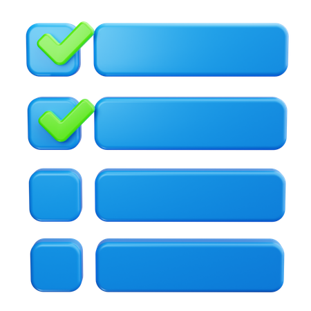 Checklist  3D Icon