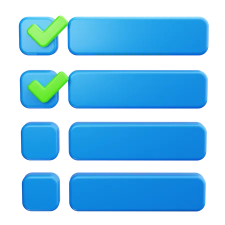 Checklist  3D Icon