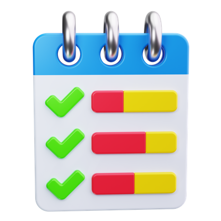 Checklist  3D Icon