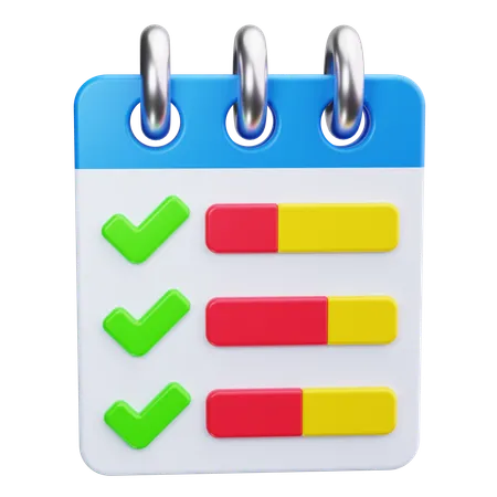 Checklist  3D Icon