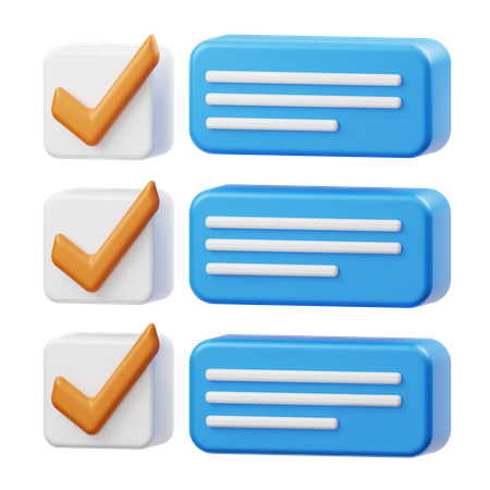 Checklist  3D Icon
