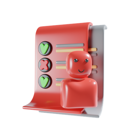 Checklist  3D Icon