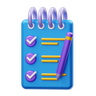 3d managing task logo