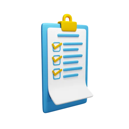 Report On Clipboard Download This Element Now 3D Icon