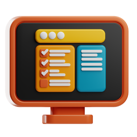 Checklist Office  3D Icon