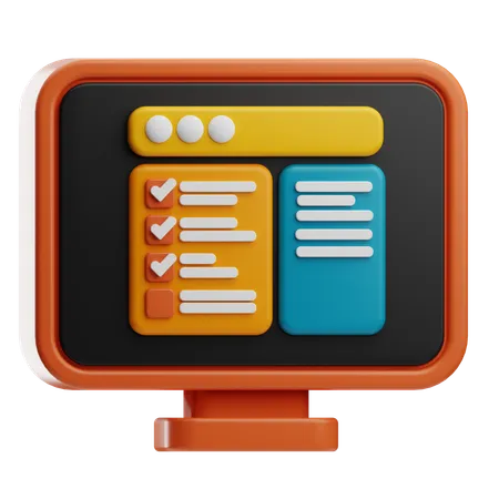 Checklist Office  3D Icon