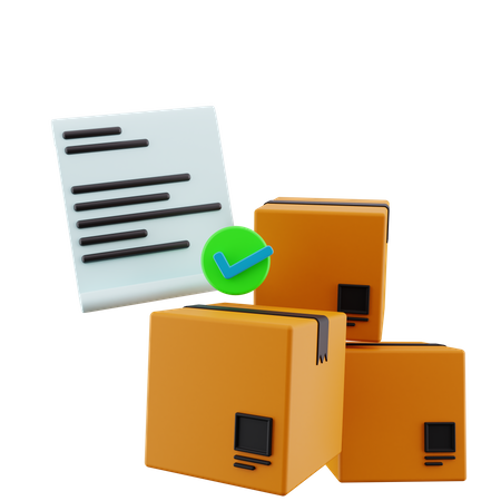 Checklist Package 3D Icon