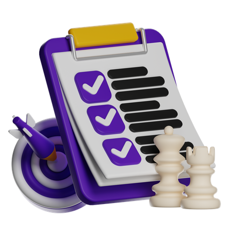 Checklist Planner  3D Icon