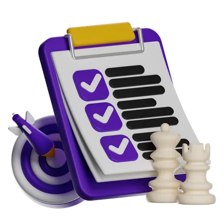 Checklist Planner  3D Icon