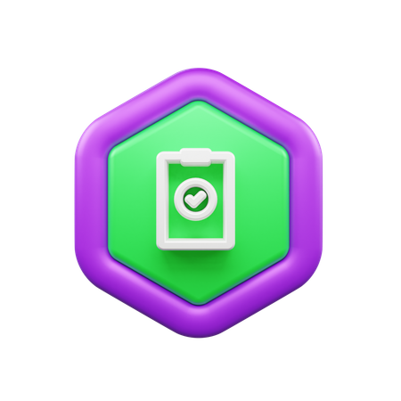 Checkliste  3D Icon