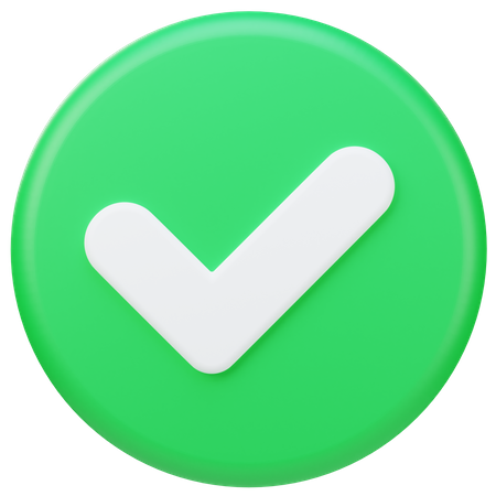 Checkmark  3D Icon