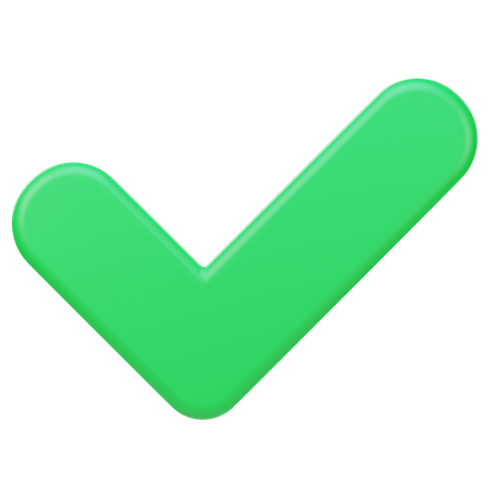 Checkmark  3D Icon