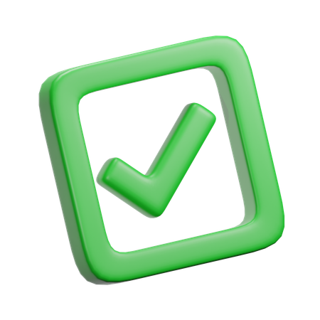 Checkmark  3D Icon