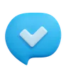 checkmark message