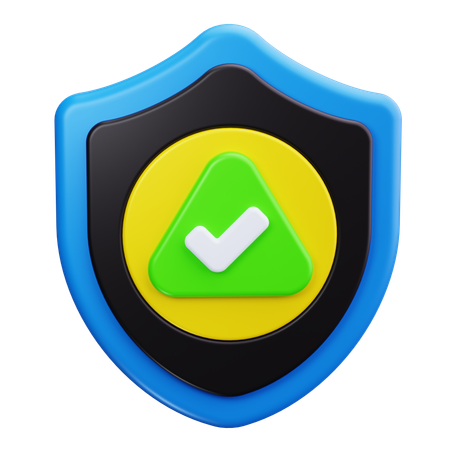 Checkmark Shield  3D Icon