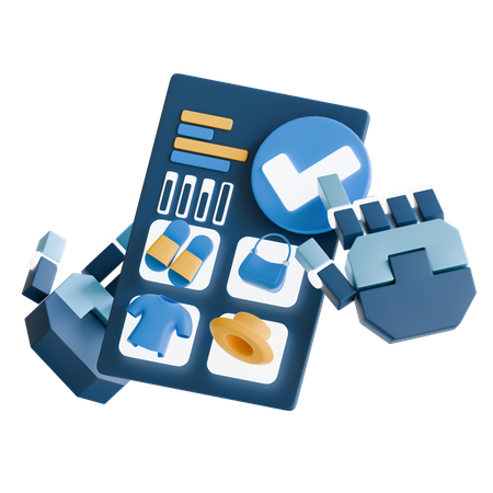 Checkout  3D Icon