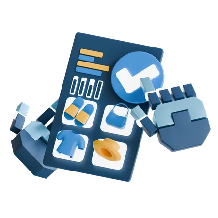 Checkout  3D Icon