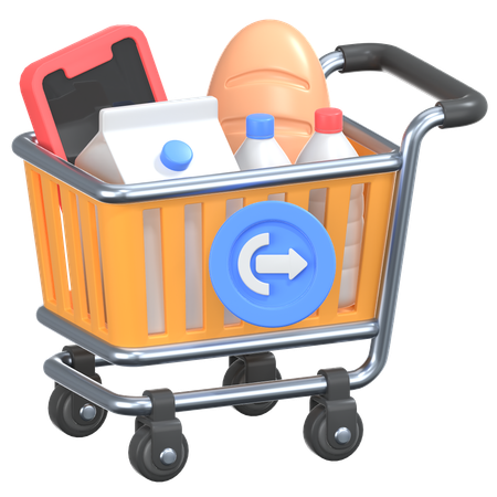 Checkout  3D Icon