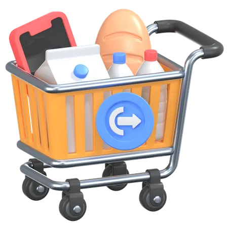 Checkout  3D Icon