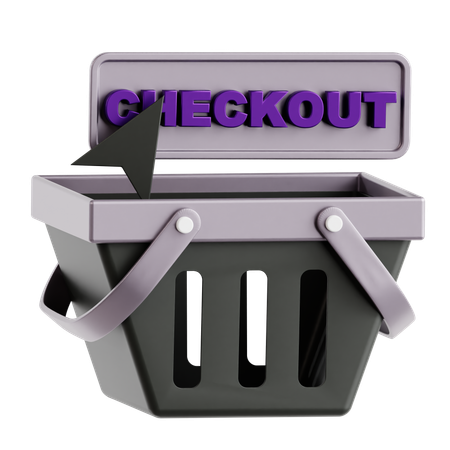 Checkout  3D Icon