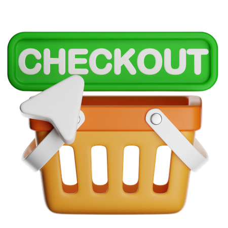 Checkout  3D Icon
