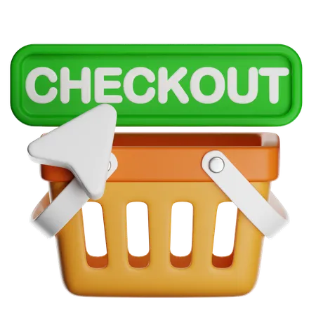 Checkout  3D Icon