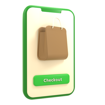 Checkout  3D Icon