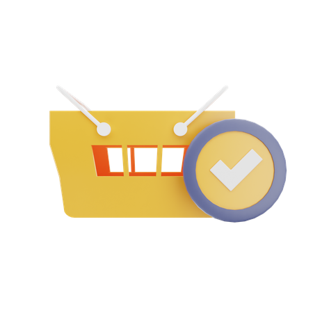 Checkout  3D Icon