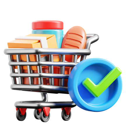 Checkout  3D Icon
