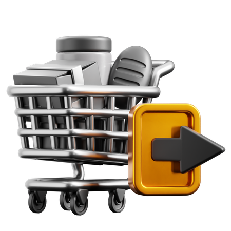 Checkout  3D Icon