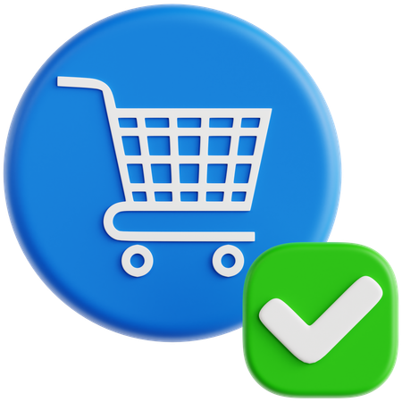 Checkout Button  3D Icon