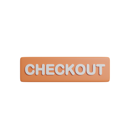 Checkout Button  3D Icon