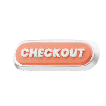 Checkout Button  3D Icon