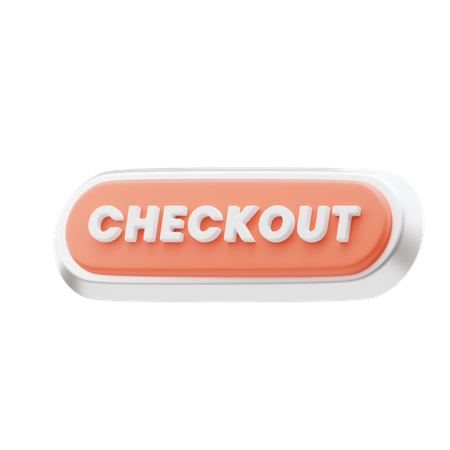 Checkout Button  3D Icon