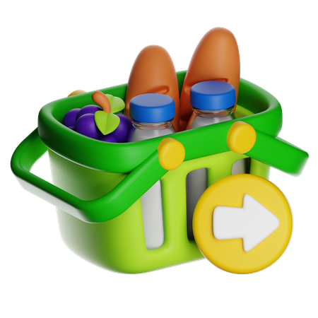 CHECKOUT CART  3D Icon