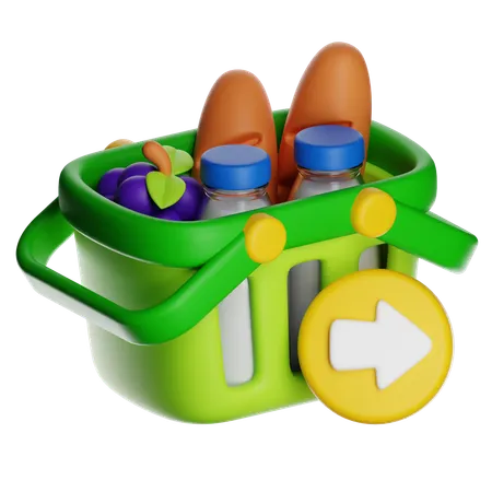CHECKOUT CART  3D Icon