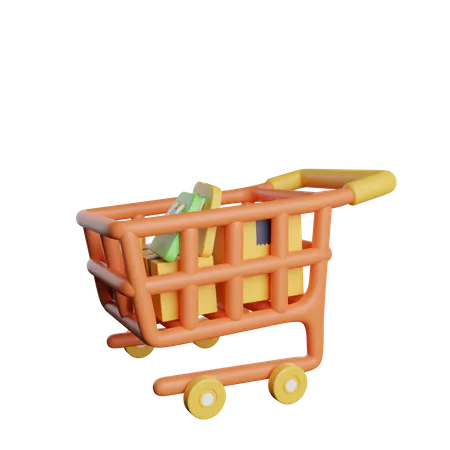 Checkout Cart  3D Icon