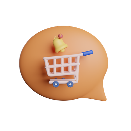 Checkout Notification  3D Icon
