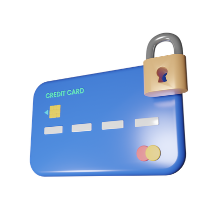 Checkout Padlock  3D Icon
