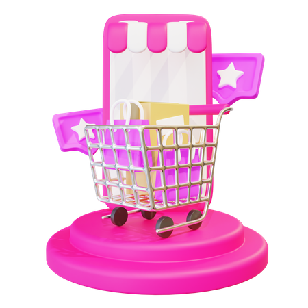 Checkout Podium  3D Icon