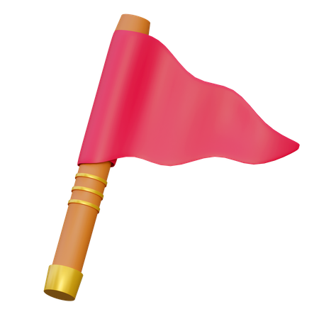 Checkpoint Flag  3D Icon