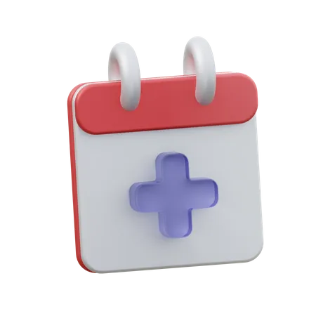 Checkup Calendar  3D Icon