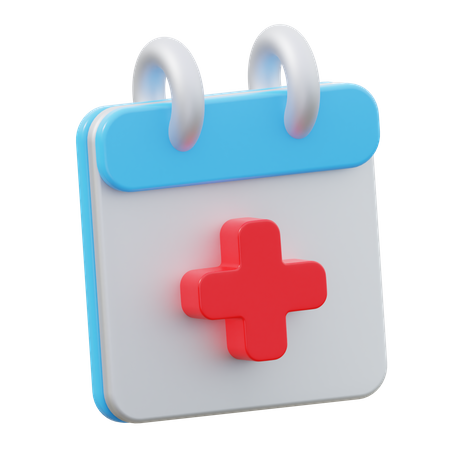 Checkup Calendar  3D Icon