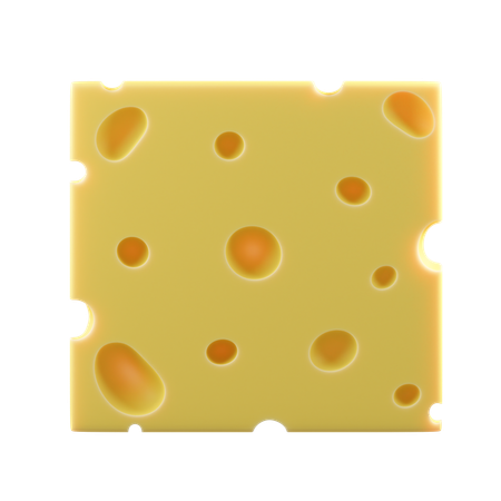 Cheddar  3D Icon