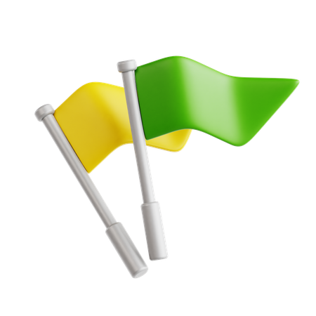 Cheer Flag  3D Icon