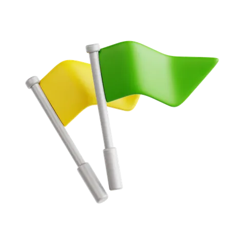 Cheer Flag  3D Icon