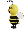 Cheerful Cartoon Bee