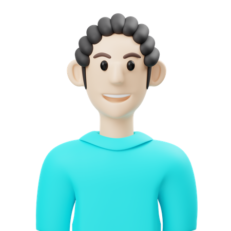 Cheerful Men  3D Icon