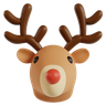 reindeer face graphics
